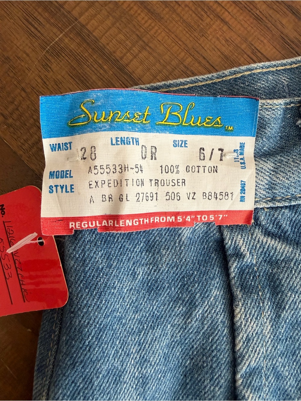 Sunset Blues Vintage 80’s Denim - Picture 12 of 14